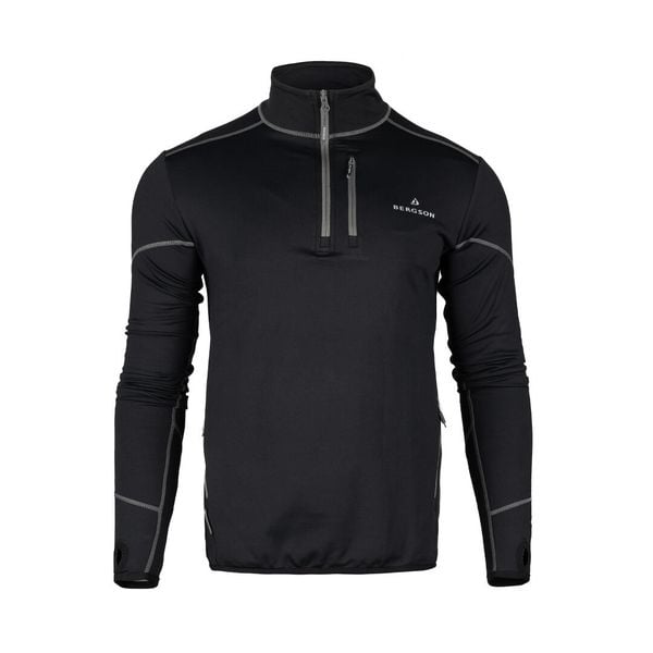 Bluza męska Swiftlayer half zipp VTX. Czarne bluzy bez kaptura męskie Bergson, m. Za 229.00 zł.