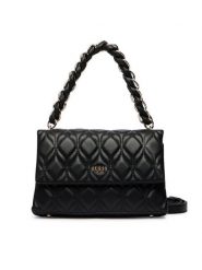 Guess Torebka Maxine HWQG97 33200 Czarny. Czarne torebki klasyczne damskie Guess, z aplikacjami, ze skóry, bez dodatków. Za 584.99 zł.