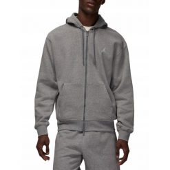 Bluza na co dzień męska NIKE JORDAN BROOKLYN FLEECE ciepła na zamek z kapturem. Szare bluzy z kapturem męskie Jordan, m. Za 361.00 zł.