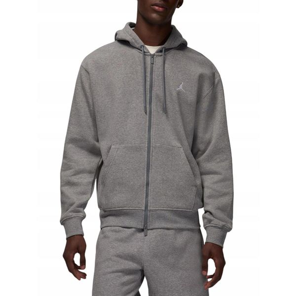 Bluza na co dzień męska NIKE JORDAN BROOKLYN FLEECE ciepła na zamek z kapturem. Szare bluzy z kapturem męskie Jordan, m. Za 369.00 zł.