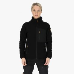 Bluza polarowa turystyka damska Swedemount Nordkap Pile Jacket wodoodporna. Czarne bluzy bez kaptura damskie SWEDEMOUNT, z polaru. Za 399.99 zł.