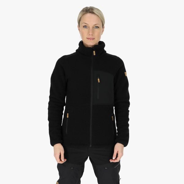 Bluza Polarowa Wędrówki Kobieta Nordkap Standardowy. Białe bluzy bez kaptura damskie SWEDEMOUNT, s, z materiału. Za 259.99 zł.