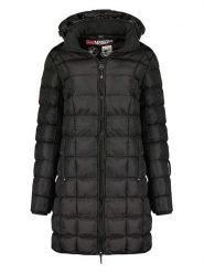 Geographical Norway Płaszcz pikowany "Babette" w kolorze czarnym rozmiar: onesize. Czarne płaszcze damskie Geographical Norway, bez wzorów. Za 223.99 zł.