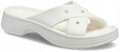 Klapki Dla Dorosłych Crocs Classic Cross Strap. Brązowe klapki i japonki męskie Crocs, z materiału. Za 159.99 zł.