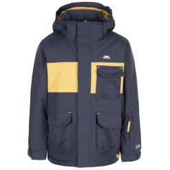 Trespass Montee - Męska kurtka narciarska Tp50 Navy. Brązowe kurtki męskie Trespass, m, bez wzorów, z puchu, bez kaptura. W wyprzedaży za 238.95 zł.