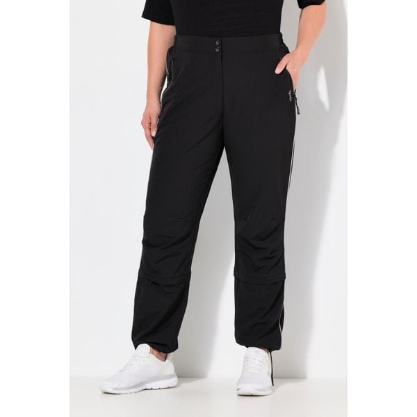 Damskie Spodnie funkcyjne hydrofobowy powerstretch gumka w pasie. Czarne spodnie dresowe damskie Ulla Popken, plus size, z elastanu. Za 294.99 zł.