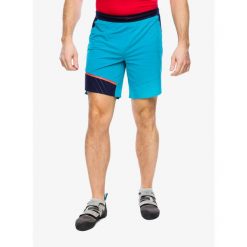 Spodenki wspinaczkowe męskie La Sportiva Comp Short. Zielone szorty męskie La Sportiva, bez kołnierzyka. Za 287.99 zł.