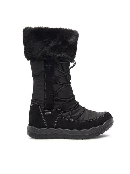 Primigi Kozaki GORE-TEX 4885133 S Czarny. Czarne kozaki dziewczęce Primigi, bez wzorów, z gore-texu, bez obcasa. Za 309.99 zł.