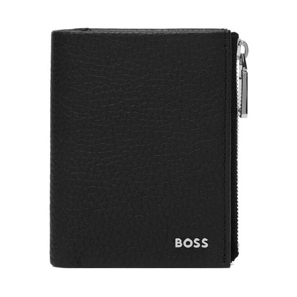 Portfel BOSS. Czarne portfele męskie Boss, bez wzorów. Za 629.99 zł.