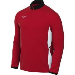Bluza dresowa sportowa męska Dri-Fit Academy 25 Drill Top. Czerwone bluzy bez kaptura męskie Nike, bez wzorów, z dresówki, sportowe, bez kołnierzyka, bez ramiączek. Za 179.99 zł.