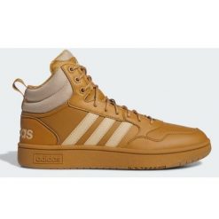 Buty adidas Hoops 3.0 Mid Basketball Wtr M IF2636 brązowe. Brązowe buty sportowe na co dzień męskie z dresówki, bez zapięcia, do koszykówki. Za 442.62 zł.