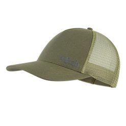 Czapka z daszkiem bawełniana Rab Trucker Logo Cap. Szare czapki męskie RAB, bez wzorów, z bawełny. Za 126.80 zł.