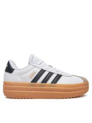 Adidas Sneakersy VL Court Bold Lifestyle JP5074 Biały. Białe buty sportowe dziewczęce Adidas, bez wzorów, ze skóry, bez zapięcia. Za 199.99 zł.