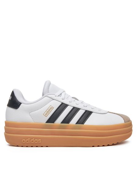 Adidas Sneakersy VL Court Bold Lifestyle JP5074 Biały. Białe buty sportowe dziewczęce Adidas, bez wzorów, ze skóry, bez zapięcia. Za 199.99 zł.
