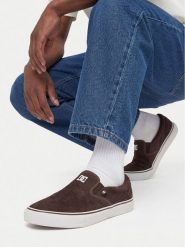 DC Shoes Tenisówki CEO-LEA-ZL-0010M Brązowy ciemny. Brązowe trampki i tenisówki męskie DC Shoes, bez wzorów, ze skóry, bez zapięcia. Za 219.99 zł.