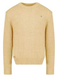 Geographical Norway Sweter "Flinder" w kolorze żółtym rozmiar: XXL. Żółte swetry męskie Geographical Norway, xxl, bez wzorów, z bawełny, bez kołnierzyka. Za 126.75 zł.