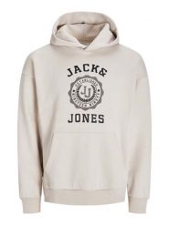 Jack & Jones Bluza w kolorze kremowym rozmiar: L. Brązowe bluzy z kapturem męskie Jack & Jones, l. Za 66.00 zł.