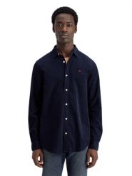 Scotch & Soda Koszula w kolorze granatowym rozmiar: L. Niebieskie koszule męskie Scotch & Soda, l, bez wzorów, z bawełny, bez kołnierzyka, bez ramiączek. Za 166.88 zł.