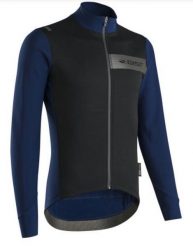 Koszulka rowerowa zimowa SUPREMO +5°, niebieska. Niebieskie t-shirty sportowe męskie GIST, na zimę, l, z materiału, bez ramiączek. Za 499.00 zł.