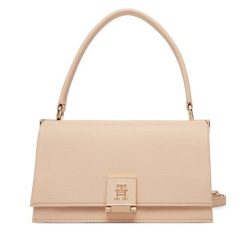 Torebka Tommy Hilfiger. Czerwone torebki klasyczne damskie Tommy Hilfiger, bez wzorów, bez dodatków. Za 649.99 zł.