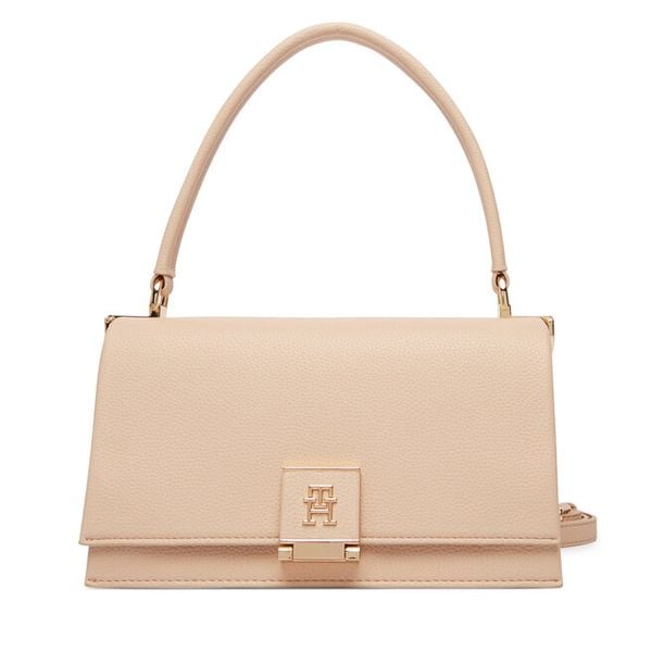 Torebka Tommy Hilfiger. Czerwone torebki klasyczne damskie Tommy Hilfiger, bez wzorów, bez dodatków. Za 649.99 zł.