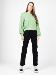 Silvian Heach Sweter | PGA22142MA | Kobieta | Zielony. Zielone swetry klasyczne damskie Silvian Heach, m, z dzianiny, bez kołnierzyka. W wyprzedaży za 199.00 zł.