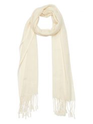 Perfect Cashmere Kaszmirowy szal "Torres" w kolorze białym - 170 x 35 cm rozmiar: onesize. Białe szaliki i kominy damskie Perfect Cashmere, bez wzorów, z kaszmiru. Za 166.88 zł.
