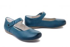 JOSEF SEIBEL 87280 971 500 Fiona 80 blau, baleriny damskie. Niebieskie baleriny damskie Josef Seibel, bez wzorów, ze skóry, bez obcasa, na obcasie. Za 311.92 zł.