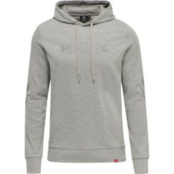 Bluza z kapturem Hummel Legacy Logo Plus. Szare bluzy sportowe męskie HUMMEL, bez wzorów, sportowe, bez kołnierzyka, bez ramiączek. Za 203.50 zł.