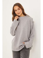 L'armoire de Suzette Sweter w kolorze szarym rozmiar: 38/40. Szare swetry klasyczne damskie L'armoire de Suzette, l, z kaszmiru, bez kołnierzyka. Za 152.26 zł.