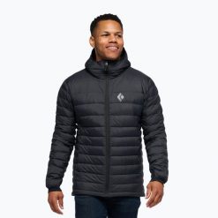 Kurtka puchowa męska Black Diamond Access Down Hoody. Czarne kurtki męskie Black Diamond, m, bez wzorów, z puchu, sportowe, bez kaptura. Za 1,159.00 zł.