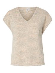 Pieces Sweter w kolorze beżowym rozmiar: L. Brązowe swetry klasyczne damskie Pieces, l, bez kołnierzyka. Za 83.42 zł.