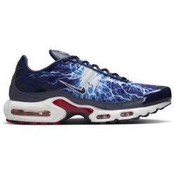 Buty do chodzenia męskie Nike Air Max Plus. Niebieskie buty sportowe na co dzień męskie Nike, z gumy, bez zapięcia, trekkingowe, nike air max. Za 867.00 zł.