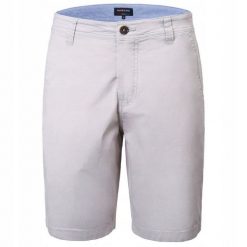 Męskie Szorty, Krótkie Spodenki - Pako Jeans - Beżowe. Brązowe szorty męskie Pako Jeans, z bawełny, bez kołnierzyka. Za 149.00 zł.