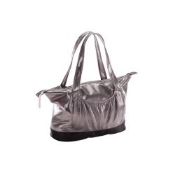 Torba do tańca. Szare torby sportowe damskie DOMYOS, bez wzorów, z materiału, duże, bez dodatków. Za 79.99 zł.