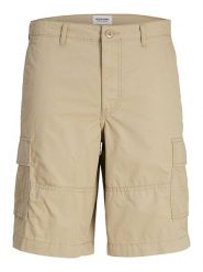 Jack & Jones Bojówki w kolorze beżowym rozmiar: L. Brązowe szorty męskie Jack & Jones, bez wzorów, z bawełny. Za 109.52 zł.