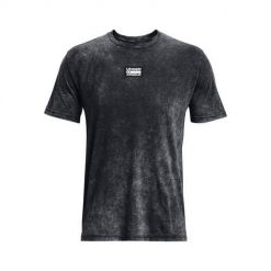 Koszulka sportowa męska Under Armour Elevated Core Wash. Szare t-shirty sportowe męskie Under Armour, m, bez ramiączek, trekkingowe. Za 287.00 zł.