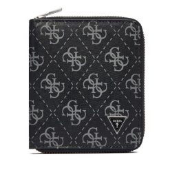 Portfel Guess. Czarne portfele męskie Guess, z aplikacjami. Za 319.99 zł.