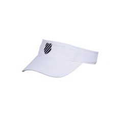 Czapka damska K-Swiss visor. Białe czapki z daszkiem damskie K-Swiss, bez wzorów. Za 96.00 zł.