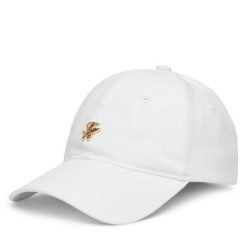 Czapka z daszkiem Tommy Hilfiger. Białe czapki z daszkiem damskie Tommy Hilfiger, bez wzorów. Za 229.99 zł.