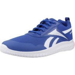 Buty REEBOK RUSH RUNNER 5 Niebieski. Niebieskie buty trekkingowe męskie Reebok, z syntetyku, bez zapięcia, trekkingowe. Za 184.08 zł.