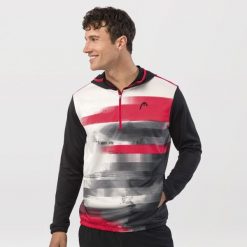 Bluza z kapturem męska TOPSPIN. Czarne bluzy z kapturem męskie HEAD, l, z materiału. W wyprzedaży za 336.00 zł.