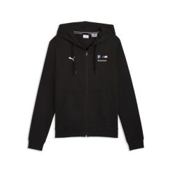 Męska kurtka dresowa z polaru BMW M MOTORSPORT Essentials PUMA. Czarne kurtki treningowe męskie Puma, l, bez wzorów, z dresówki, do biegania. Za 399.00 zł.