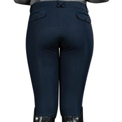 Damskie spodnie do jazdy konnej Privilège Equitation Parence. Niebieskie spodnie materiałowe damskie PRIVILÈGE EQUITATION, bez wzorów, z materiału, sportowe. Za 403.00 zł.