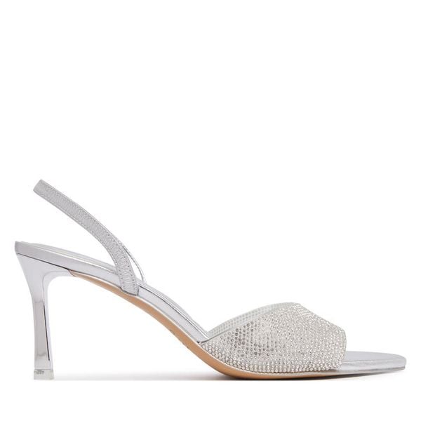 Sandały Aldo. Szare sandały damskie Aldo, bez wzorów, bez obcasa, na szpilce. Za 359.99 zł.