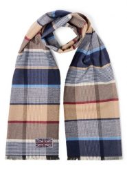 Finshley & Harding London Szalik z domieszką wełny Mężczyźni wielokolorowy, ONE SIZE. Szaliki męskie Finshley & Harding London, bez wzorów, z wełny. Za 149.95 zł.