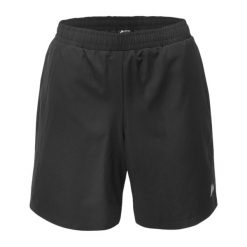 Spodenki Treningowe Korte Dla Kobiet. Czarne spodenki sportowe damskie MARTES, bez wzorów, z elastanu. Za 85.99 zł.