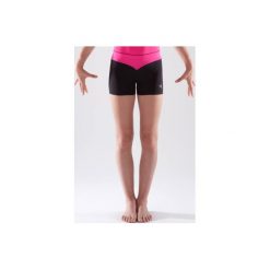 Spodenki do gimnastyki 500 damskie. Czerwone szorty damskie DOMYOS, bez wzorów, z elastanu. Za 39.99 zł.