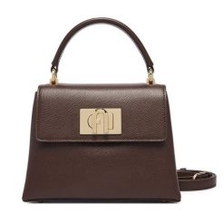 Torebka Furla. Brązowe torebki klasyczne damskie Furla, bez wzorów, bez dodatków. Za 1,779.00 zł.
