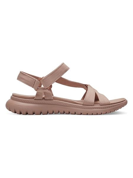 S.Oliver Sandały w kolorze szaroróżowym rozmiar: 37. Różowe sandały damskie S.Oliver, bez wzorów, bez obcasa. Za 61.02 zł.